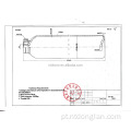 34crmo4 8l Cilindro de gás com gás de pressão de 300 bar